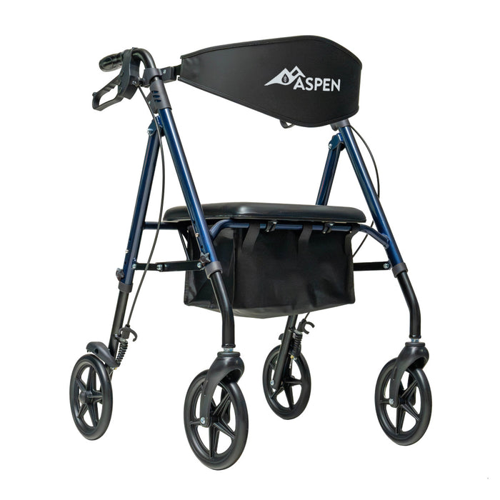 Drive Medical ASPEN ROLLATOR, COBALT BLUE — RLAH08CB