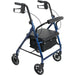 Drive Medical ProBasics Junior Rollator with 6-inch Wheels, Blue — RLAJ6BL