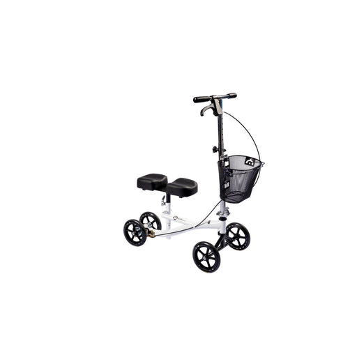 Drive Medical Roscoe Knee Rollator (White) — ROS-KSW