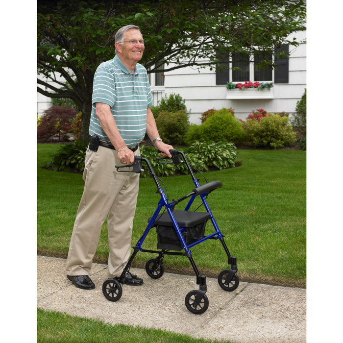 Drive Medical Adjustable Height Rollator, 6 — RTL10261BL