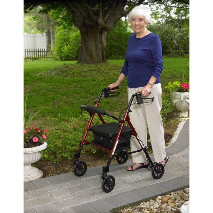 Drive Medical Adjustable Height Rollator, 6 — RTL10261BL