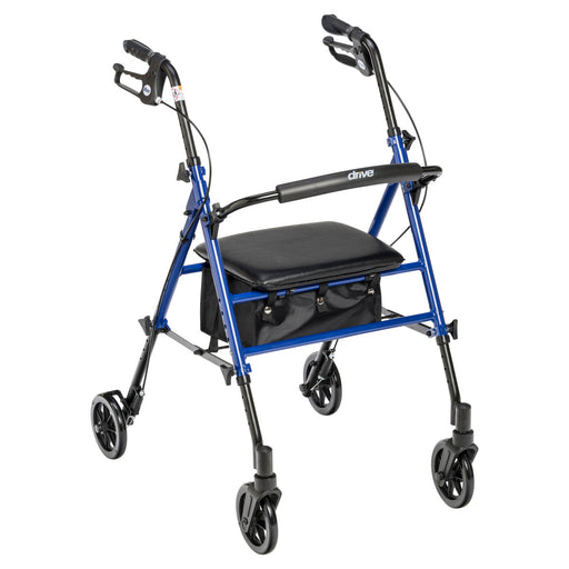 Drive Medical Adjustable Height Rollator, 6 — RTL10261BL