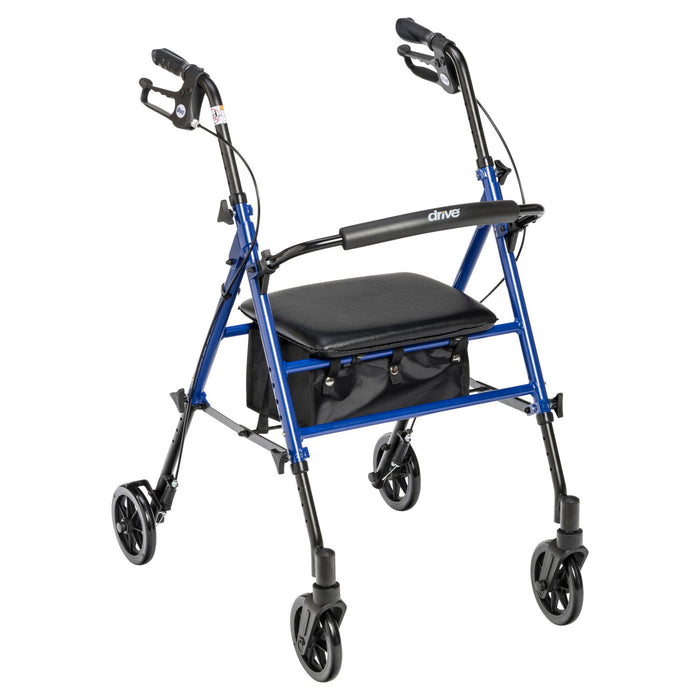 Drive Medical Adjustable Height Rollator, 6 — RTL10261BL