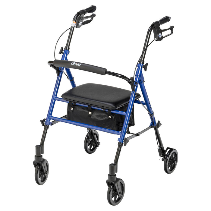 Drive Medical Adjustable Height Rollator, 6 — RTL10261BL