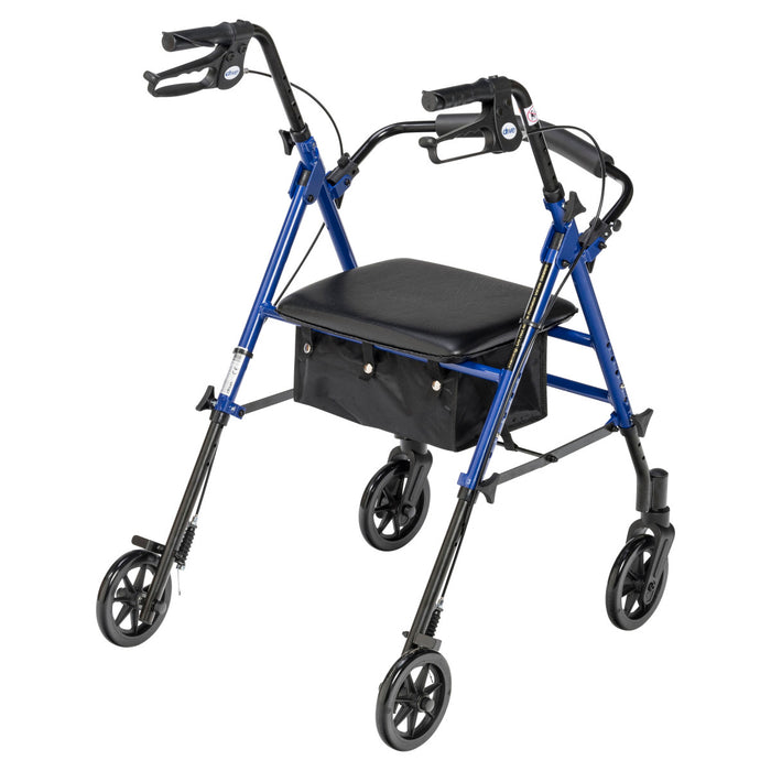 Drive Medical Adjustable Height Rollator, 6 — RTL10261BL