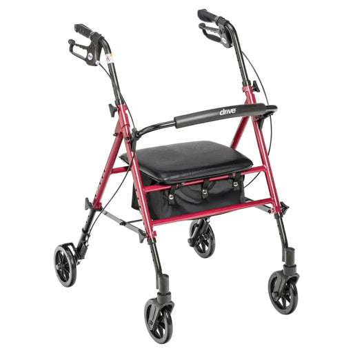 Drive Medical Adjustable Height Rollator, 6 — RTL10261RD