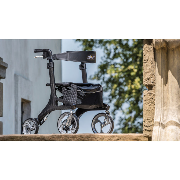 Drive Medical Nitro® Elite CF, Carbon Fiber Rollator — RTL10266CF