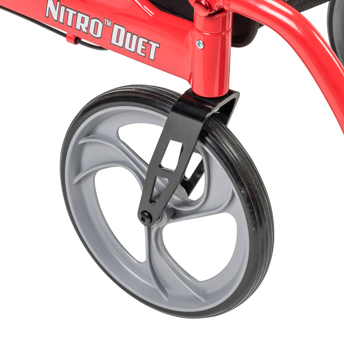 Drive Medical Nitro® Duet Rollator and Transport Chair — RTL10266DT