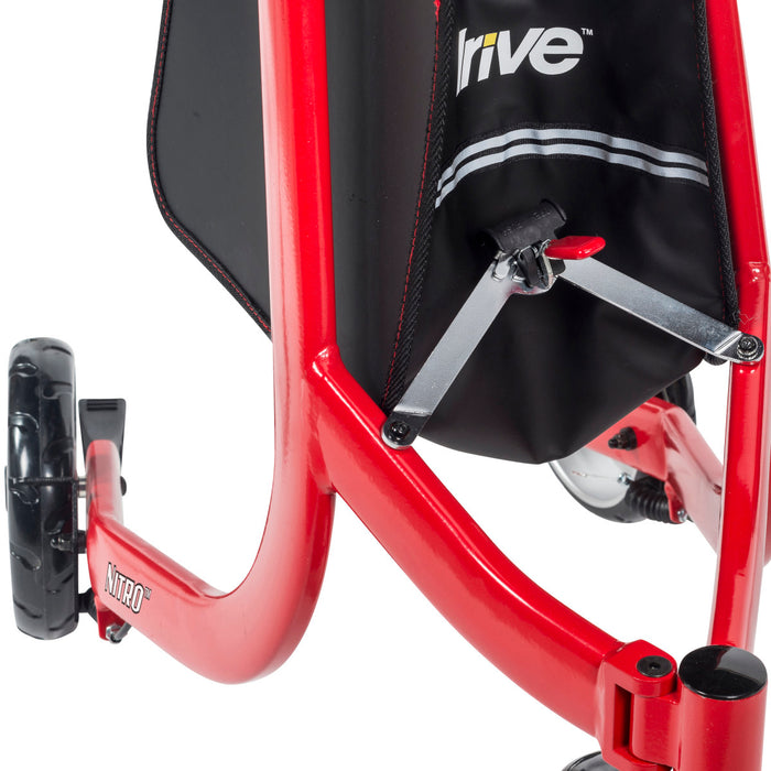 Drive Medical Nitro® 3-Wheel Rollator — RTL10266TWHL