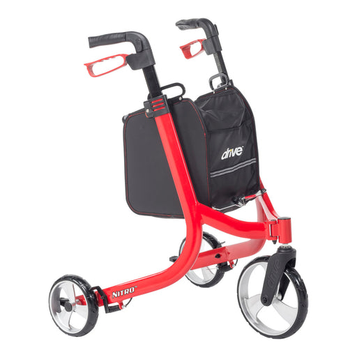 Drive Medical Nitro® 3-Wheel Rollator — RTL10266TWHL