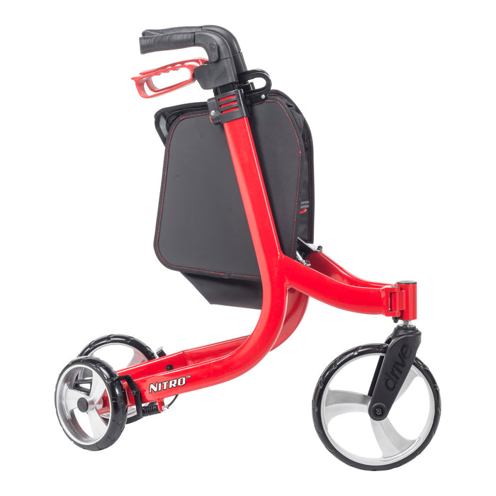Drive Medical Nitro® 3-Wheel Rollator — RTL10266TWHL