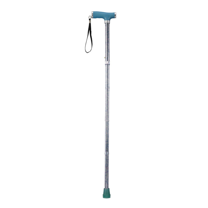 Drive Medical Folding Canes With Silicone Glow Grip Handle & Tip — Case Of 6 — RTL10304CE