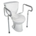 Drive Medical Toilet Safety Frame with Padded Arms — RTL12000