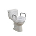 Drive Medical 2-in-1 Locking Raised Toilet Seat with Tool-free Removable Arms — RTL12027RA