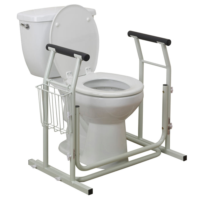 Drive Medical Free-standing Toilet Safety Rail — RTL12079
