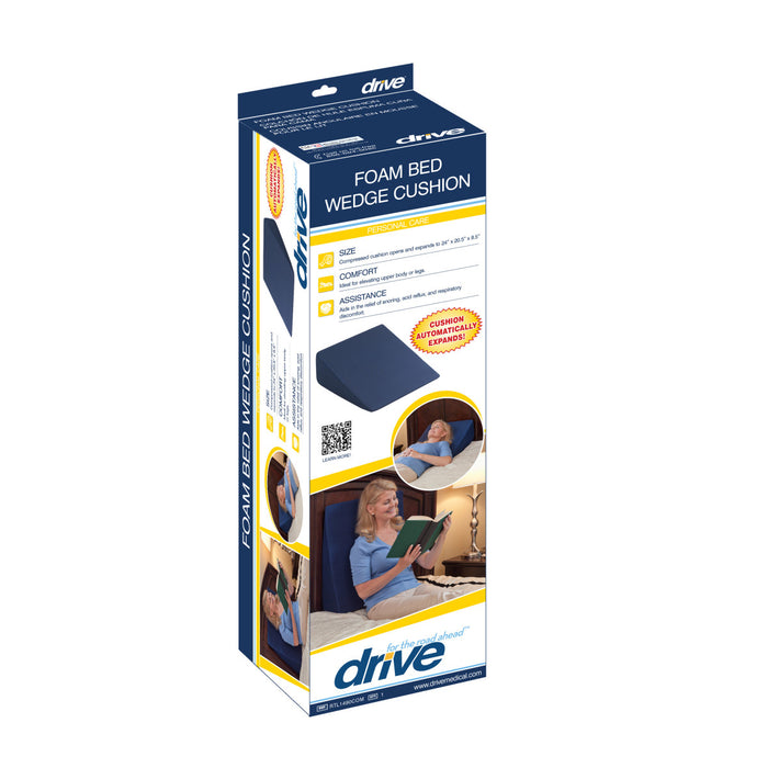 Drive Medical Compressed Bed Wedge Cushion — RTL1490COM