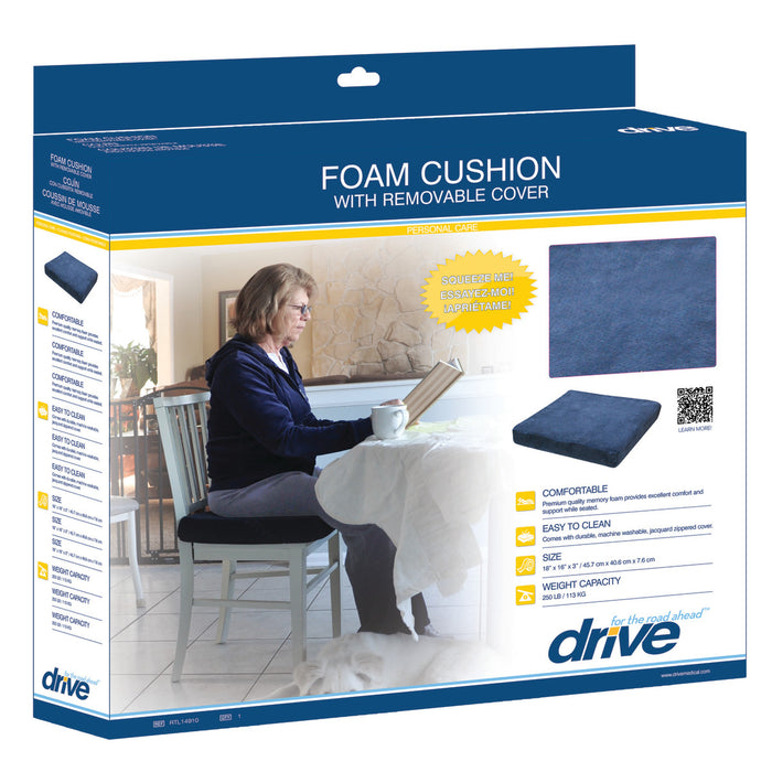 Drive Medical 3 Foam Retail Cushion — RTL14910