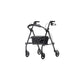 Drive Medical Travel Rollator, Black — RTL800KD-BK