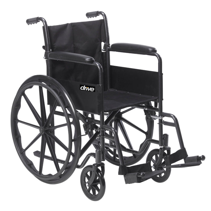 Drive Medical Silver Sport 1 Wheelchair — SSP118FA-SF