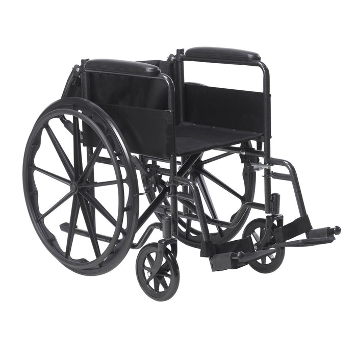 Drive Medical Silver Sport 1 Wheelchair — SSP118FA-SF