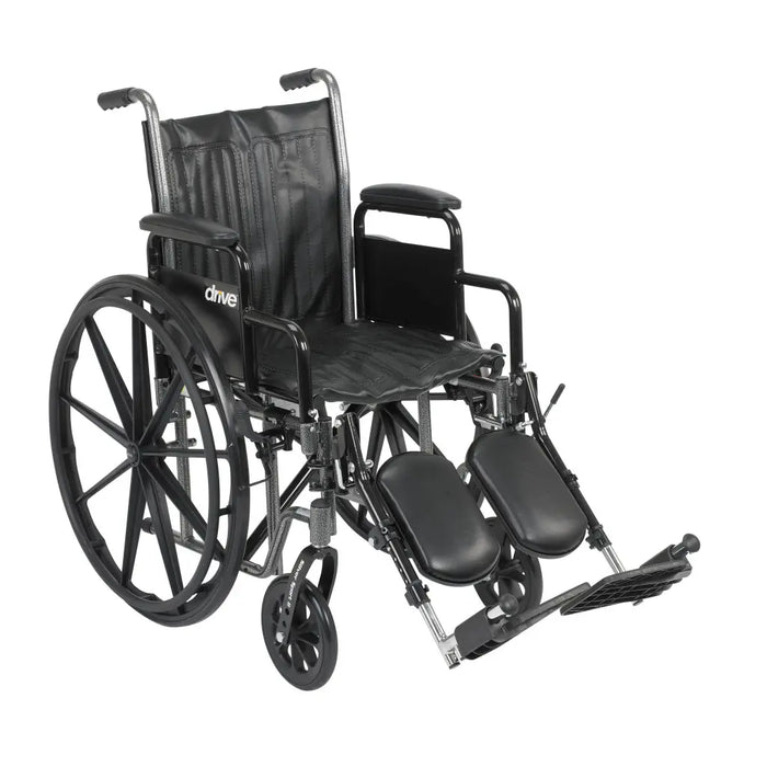 Drive Medical Silver Sport 2 Wheelchair — SSP218DDA-ELR