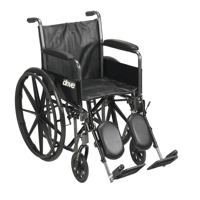 Drive Medical Silver Sport 2 Wheelchair — SSP218DFA-ELR