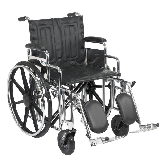 Drive Medical Bariatric Sentra Extra-Heavy-Duty Wheelchair — STD20DDA-ELR