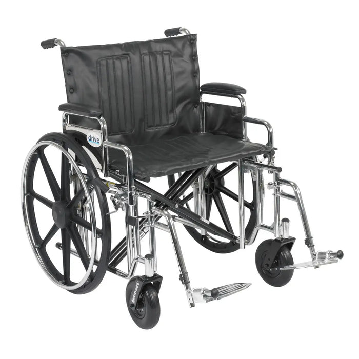 Drive Medical Bariatric Sentra Extra-Heavy-Duty Wheelchair — STD20DDA-SF
