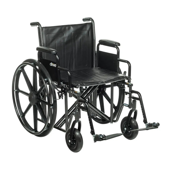Drive Medical Bariatric Sentra EC Heavy-Duty Wheelchair — STD20ECDDAHD-SF