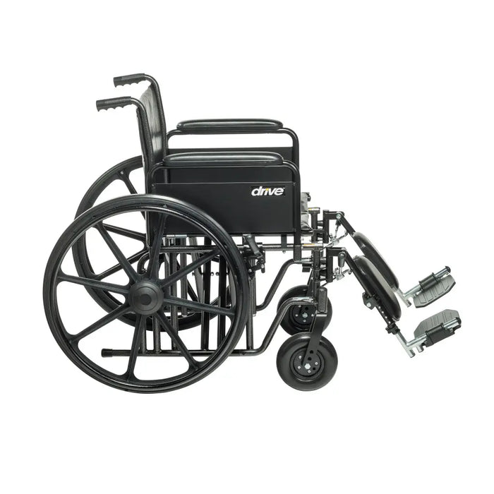 Drive Medical Bariatric Sentra EC Heavy-Duty Wheelchair — STD20ECDFAHD-ELR
