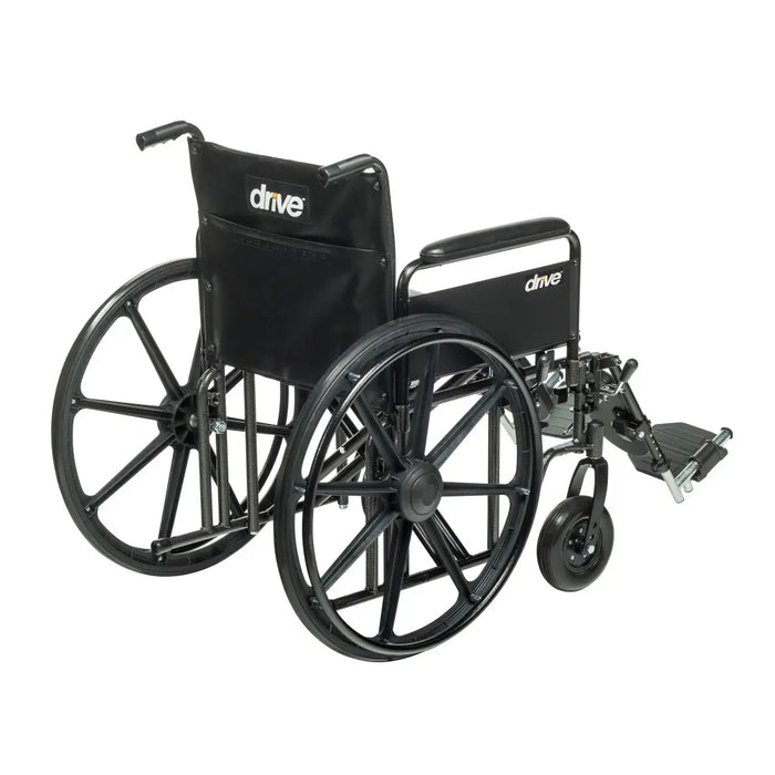Drive Medical Bariatric Sentra EC Heavy-Duty Wheelchair — STD20ECDFAHD-ELR