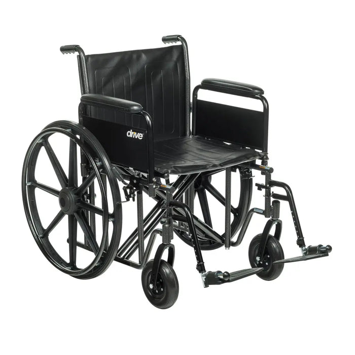 Drive Medical Bariatric Sentra EC Heavy-Duty Wheelchair — STD20ECDFAHD-SF