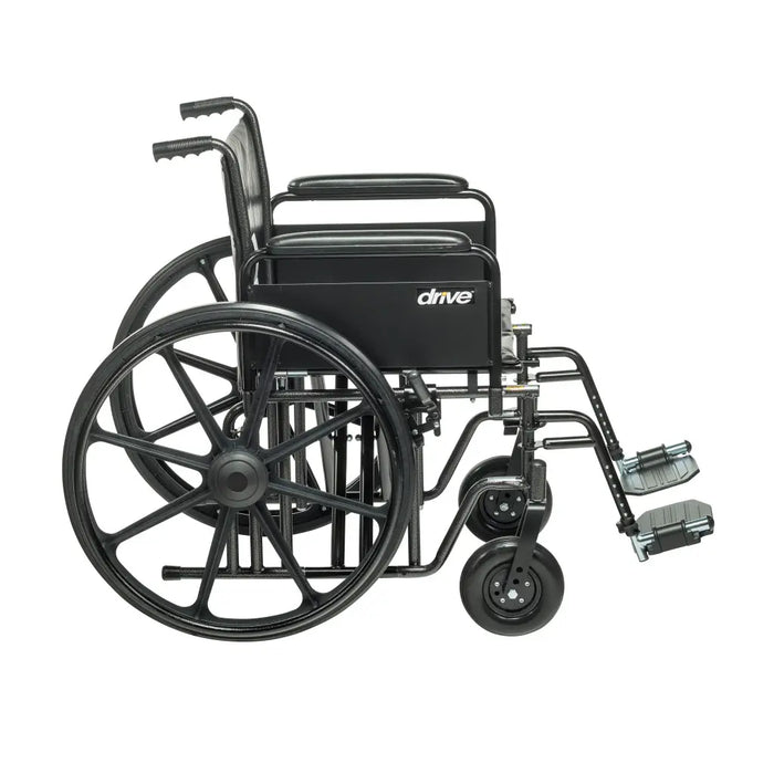 Drive Medical Bariatric Sentra EC Heavy-Duty Wheelchair — STD20ECDFAHD-SF