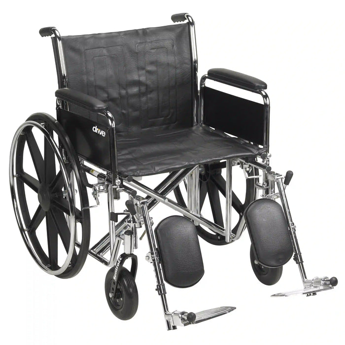 Drive Medical Bariatric Sentra EC Heavy-Duty Wheelchair — STD22ECDFA-ELR