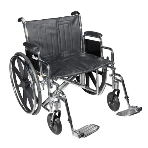 Drive Medical Bariatric Sentra EC Heavy-Duty Wheelchair — STD24ECDFA-ELR
