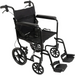 Drive Medical ProBasics Aluminum Transport Chair with 12-Inch Wheels, — TCA191612BK
