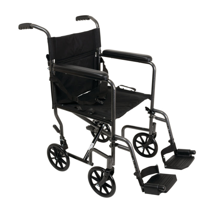 Drive Medical ProBasics Steel Transport Chair — TCS1916SV