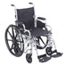 Drive Medical Poly-Fly High Strength, Lightweight Wheelchair/Flyweight Transport Chair Combo — TR18