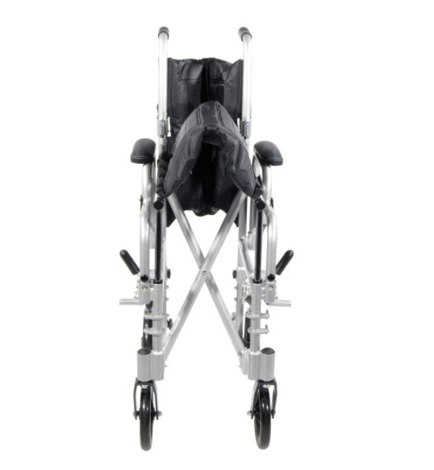 Drive Medical Poly-Fly High Strength, Lightweight Wheelchair/Flyweight Transport Chair Combo — TR20