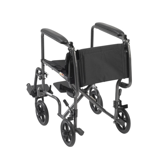 Drive Medical Steel Transport Chair — TR37E-SV