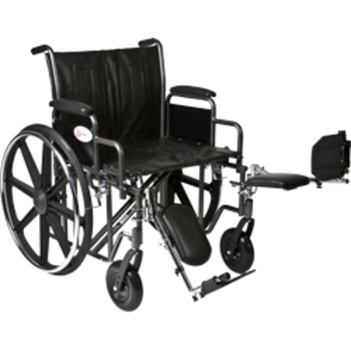 Drive Medical ProBasics Heavy Duty K0007 Wheelchair, 22 — WC72218DE