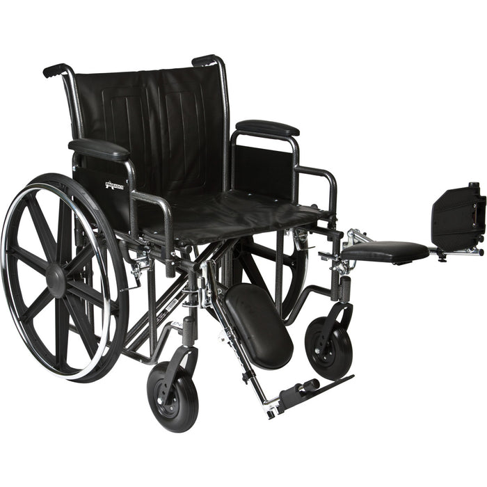 Drive Medical ProBasics Heavy Duty K0007 Wheelchair, 26 — WC72620DE