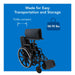 Drive Medical ProBasics Heavy Duty K0007 Wheelchair, 28 — WC72820DS