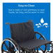 Drive Medical ProBasics Heavy Duty K0007 Wheelchair, 28 — WC72820DS