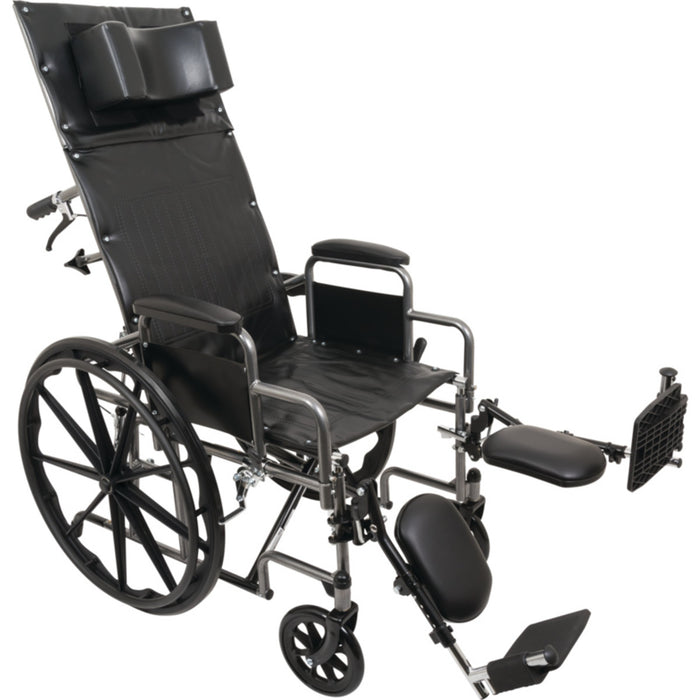 Drive Medical ProBasics Reclining Wheelchair, 20 — WCR2018E