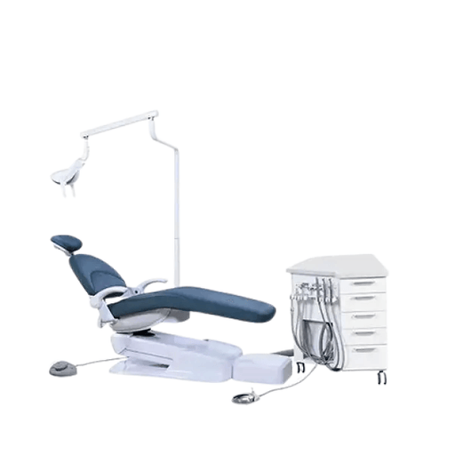 ADS Dental AJ15 Orthodontic Package includes dental chair and orthodontic tools, showcasing the equipment setup for orthodontic treatment.