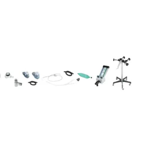 Oral Surgery Flowmeter System with 4 Cylinder Yoke Block Oral Surgery Flowmeter System