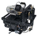 Tech West manufacturer product family image: Elite Series oil-free dental air compressor close-up of motor and compressor head in the USA and Canada