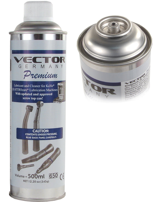 Vector Spray for QUATTROcareTM Type Lubrication Machines Spray Premium Handpiece Lubricant