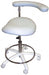 Galaxy 2065 Assistant Stool, Contoured Seat. Seamless Upholstery.
